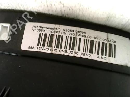 Instrument cluster PEUGEOT 407 SW (6E_, 6D_) 1.6 HDi 110 | BP25425503C47 