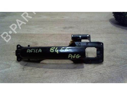 Front left exterior door handle OPEL AGILA B (H08) 1.0 (F68) | BP25386080C128 
