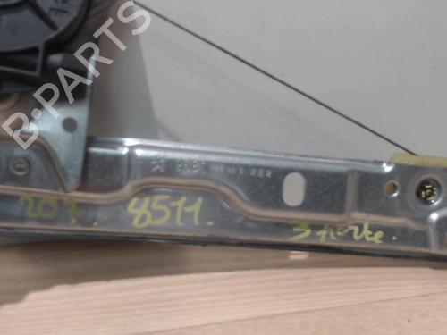 Used Front right window mechanism PEUGEOT 207 (WA_, WC_) 1.6 HDi (90 hp) 25408251