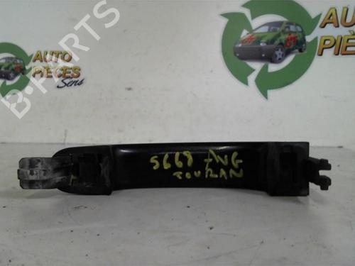 Front left exterior door handle VW TOURAN (1T1, 1T2) 2.0 TDI | BP25400860C128 