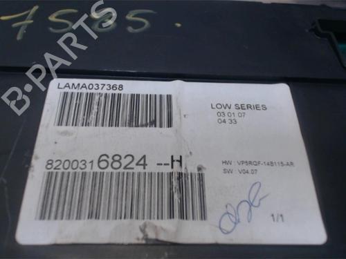 Instrument cluster RENAULT CLIO III (BR0/1, CR0/1) 1.2 16V (BR02, BR0J, BR11, CR02, CR0J, CR11) | BP25390630C47 