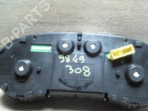 Used Instrument cluster PEUGEOT 308 I (4A_, 4C_) 1.6 HDi (92 hp) 29393028