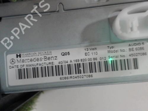 Radio MERCEDES-BENZ A-CLASS (W169) A 180 CDI (169.007, 169.307) | BP25394114E6