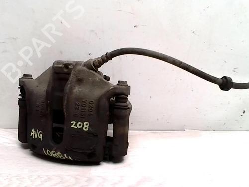 Venstre bremsekaliper foran PEUGEOT 208 I (CA_, CC_) 1.2 VTI 82 (82 hp) 28332394
