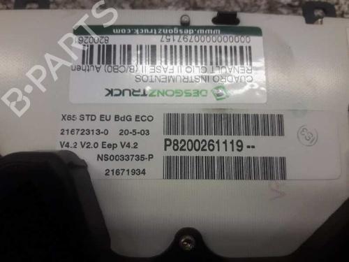 Instrument cluster RENAULT CLIO II (BB_, CB_)  | BP21464426C47 