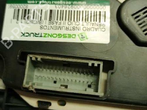 Kombiinstrument RENAULT CLIO II (BB_, CB_) 1.2 (BB0A, BB0F, BB10, BB1K, BB28, BB2D, BB2H, CB0A,... | BP21476933C47 