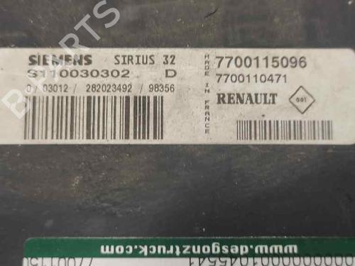 Engine control unit (ECU) RENAULT MEGANE I (BA0/1_) 1.4 e (BA0E, BA0V) | BP22780107M57 