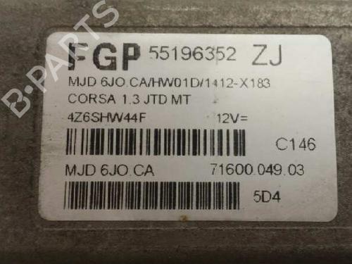 Engine control unit (ECU) OPEL CORSA C (X01)  | BP21425965M57 