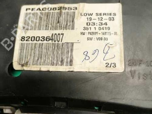 Kombinert Instrument RENAULT MEGANE II (BM0/1_, CM0/1_)  | BP21475931C47 