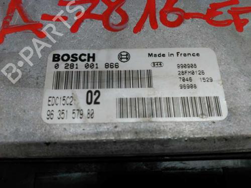 Engine control unit (ECU) PEUGEOT 206 Hatchback (2A/C)  | BP21428495M57 