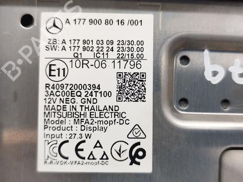 Instrument cluster MERCEDES-BENZ EQB (X243) EQB 250+ (243.602) | BP30111333C47