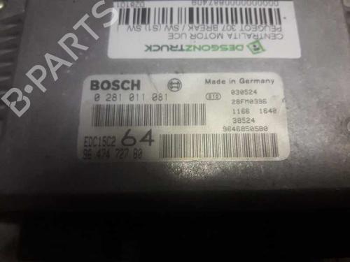 Engine control unit (ECU) PEUGEOT 307 SW (3H) | BP21472051M57