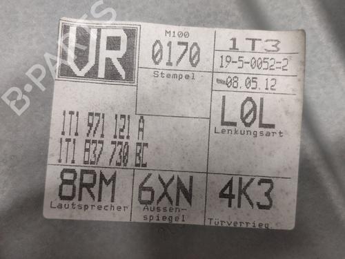 Front right window mechanism VW TOURAN (1T3) 1.6 TDI | BP32011048C23