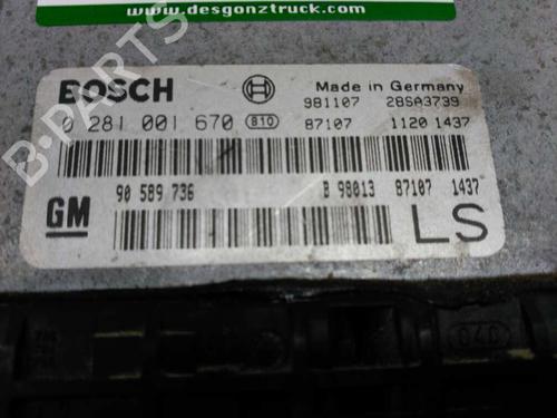 Engine control unit (ECU) OPEL ASTRA G Saloon (T98)  | BP21442640M57 