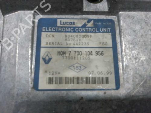 Engine control unit (ECU) RENAULT CLIO II (BB_, CB_) 1.9 D (B/CB0E, BB0J) | BP21441902M57 