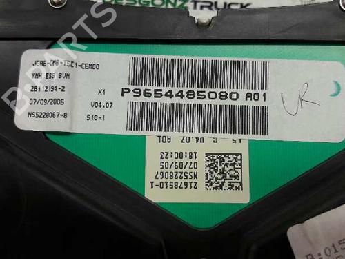 Kombinert Instrument PEUGEOT 307 SW (3H)  | BP21434864C47 