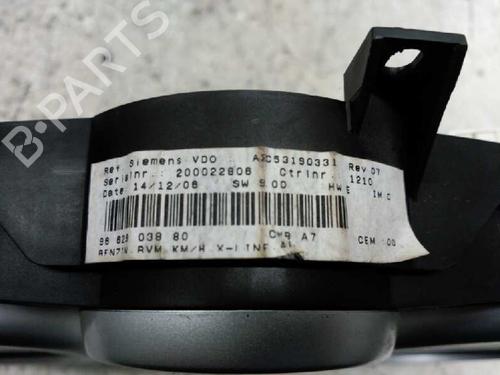 Instrument cluster PEUGEOT 207 (WA_, WC_) | BP21435458C47