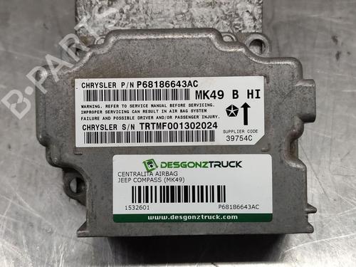 Airbag module JEEP COMPASS (MK49) 2.2 CRD (136 hp) 31315331