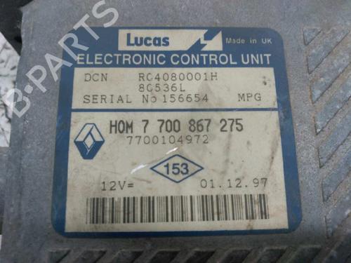 Engine control unit (ECU) RENAULT MEGANE I (BA0/1_)  | BP21442624M57 