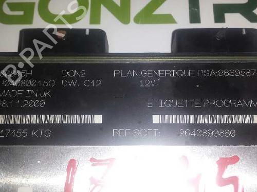 Engine control unit (ECU) PEUGEOT 206 Hatchback (2A/C)  | BP21424023M57 