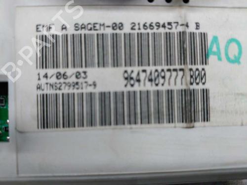 Display PEUGEOT 206 Hatchback (2A/C)  | BP21437084C48 