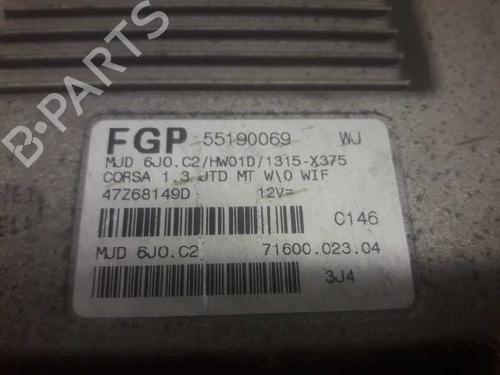 Engine control unit (ECU) OPEL CORSA C (X01)  | BP21461572M57 