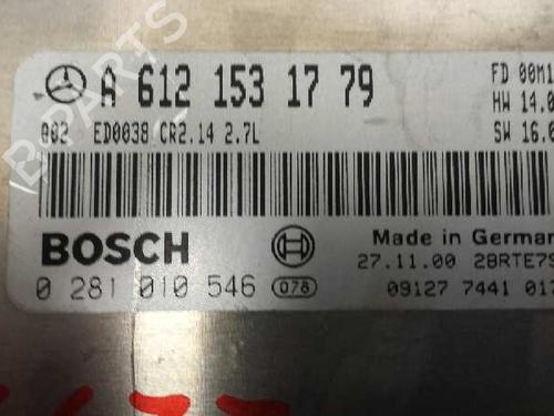 Engine control unit (ECU) MERCEDES-BENZ M-CLASS (W163) ML 270 CDI (163.113) | BP21425137M57 
