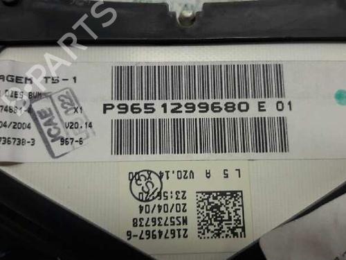 Instrument cluster PEUGEOT 307 SW (3H) | BP21438917C47