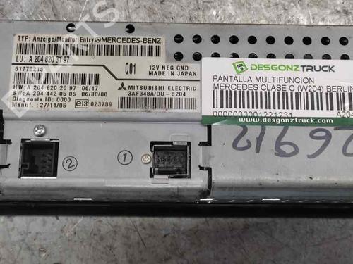 Display monitor MERCEDES-BENZ C-CLASS (W204) C 180 CGI (204.049) | BP24678702C48 