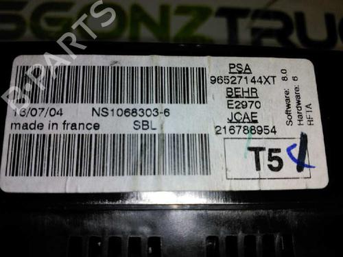 Commande Chauffage PEUGEOT 307 (3A/C)  | BP21427873I5 