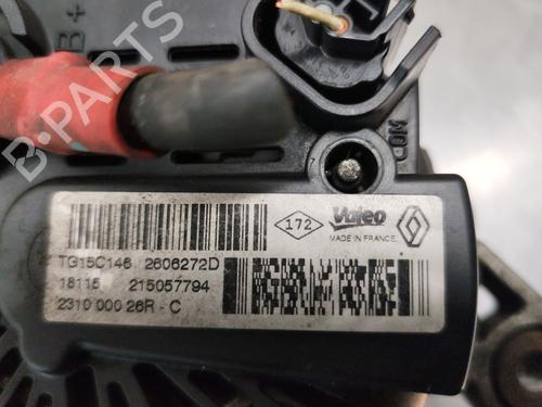 Alternator RENAULT KANGOO Express (FW0/1_) 1.5 dCi 90 (FW0G, FW05, FW08, FW11) | BP31638742M7 