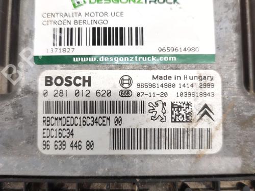 Used Engine control unit (ECU) CITROËN BERLINGO / BERLINGO FIRST MPV (MF_, GJK_, GFK_) 1.6 HDI 75 (MF9HW, GJ9HWC, GF9HWC, GN9HWC) (75 hp) 30262996