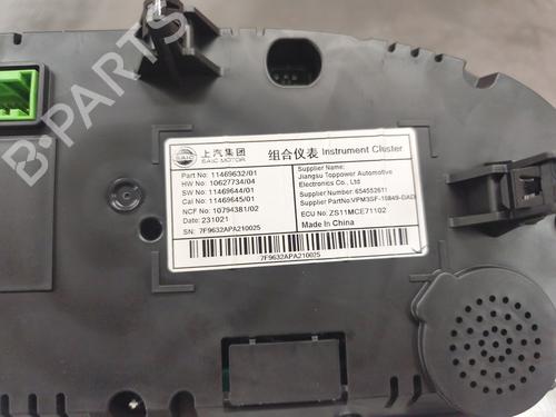 Instrument cluster MG MG ZS SUV (AZS1) 1.5 VTi | BP29393858C47 
