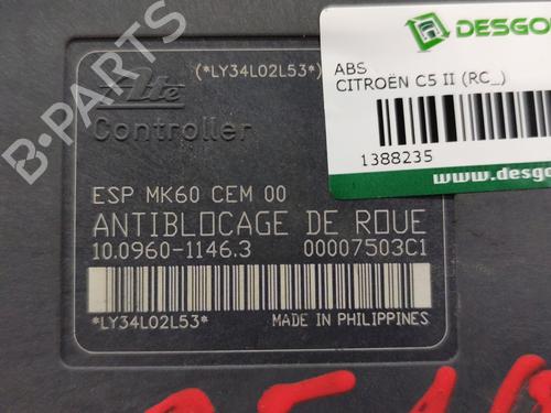 ABS pump CITROËN C5 II (RC_) 2.0 HDi (RCRHRH) | BP32010463M43 - Image 8