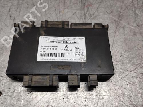 Used Electronic module MERCEDES-BENZ E-CLASS (W211) E 420 CDI (211.029) (314 hp) 25861780