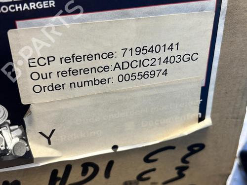 Turbocharger/Supercharger PEUGEOT 206 Hatchback (2A/C) 1.4 HDi eco 70 | BP21330903M71 