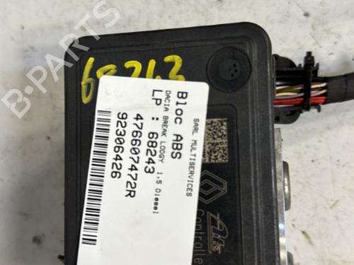 ABS pump DACIA LODGY (JS_) 1.5 dCi | BP21336781M43