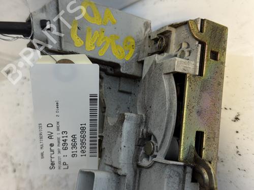 Used Front right lock PEUGEOT 307 Break (3E) 2.0 HDI 90 (90 hp) 24656332