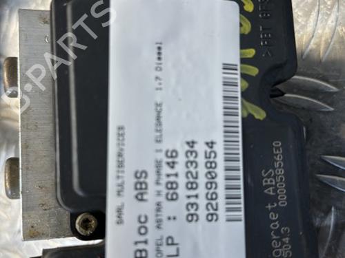ABS Bremseaggregat OPEL ASTRA H (A04) 1.7 CDTI (L48) (80 hp) 21329495