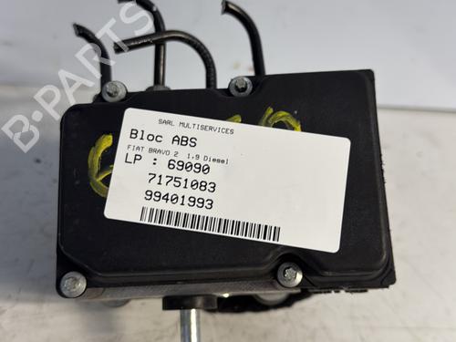Used ABS pump FIAT BRAVO II (198_) 1.9 D Multijet (198AXB1A) (120 hp) 22748781