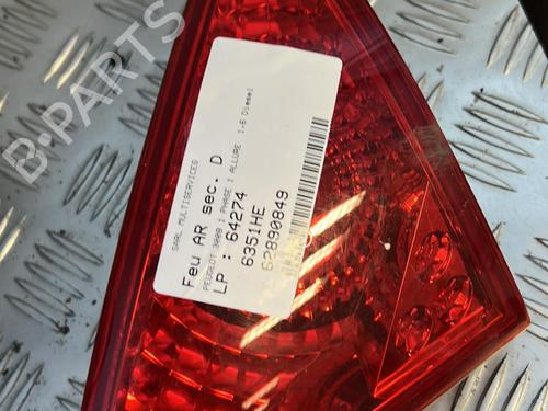 Used Right tailgate light PEUGEOT 3008 I MPV (0U_) 1.6 HDi (114 hp) 21349194