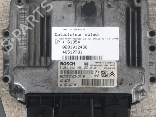 Used Engine control unit (ECU) CITROËN XSARA PICASSO (N68) 1.6 HDi (109 hp) 21359233