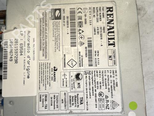 Used Radio RENAULT GRAND SCÉNIC IV (R9_) 1.7 Blue dCi 150 (R9A7, R9A8) (150 hp) 25474967