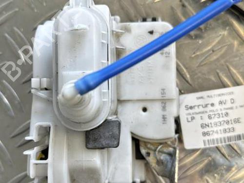 Used Front right lock VW POLO (6N2) 1.4 TDI (75 hp) 21357529