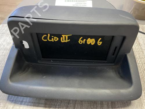 Used Display monitor RENAULT CLIO III (BR0/1, CR0/1) 1.2 16V (BR02, BR0J, BR11, CR02, CR0J, CR11) (75 hp) 21358896