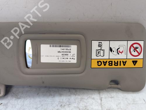 Right sun visor RENAULT CLIO IV (BH_) 1.5 dCi 110 | BP22200139I2 