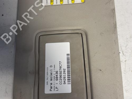 Used Right sun visor MAZDA 5 (CR) 2.0 CD (CR19) (110 hp) 21348058