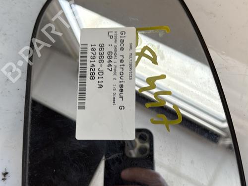 Left mirror glass NISSAN QASHQAI / QASHQAI +2 I (J10, NJ10, JJ10E) 1.5 dCi | BP26929776C148 