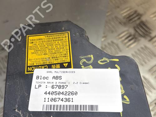 ABS pump TOYOTA RAV 4 III (_A3_) 2.2 D 4WD (ALA30_, ALA30R) | BP28117187M43 