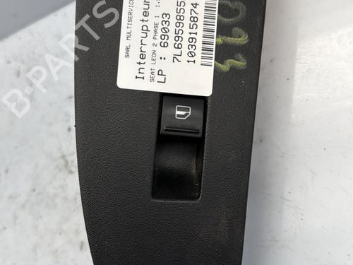 Used Right front window switch SEAT LEON (1P1) 1.9 TDI (105 hp) 24639987